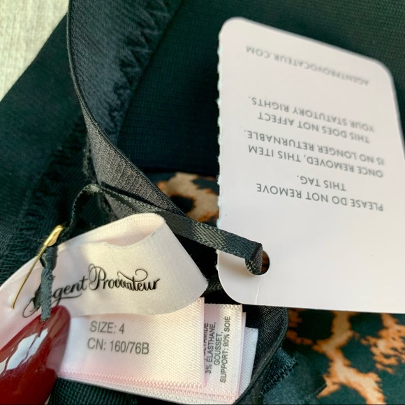 NEW - Agent Provocateur Elora Leopard Print Size 4 (Large) - Picture 6 of 7